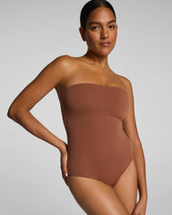 SPANXshape® Swim Bandeau One Piece | Caraway