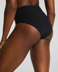 SPANXshape® Swim Ultra Hi-Rise Bikini Bottom | Very Black