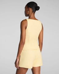 SPANX® EasyBreezy Cotton Linen Button-Down Vest | Sunbeam
