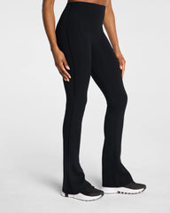 SPANXshape® BodyLine Micro Flare Pant with Full-Tummy Compression | Very Black