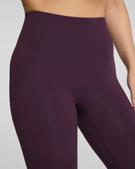 SPANXshape® BodyLine 7/8 Leggings with Mid-Tummy Compression | Blackberry