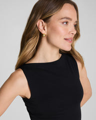SPANXsmooth® Jersey High Neck Tank | Classic Black