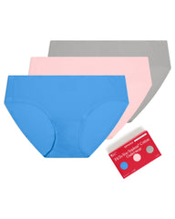 SPANXsmooth® Fit-To-You Supima® Cotton Bikini 3-Pack | Aster/Rosebud/Basalt