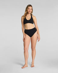 SPANXshape® Swim Hi-Rise Bikini Bottom | Very Black