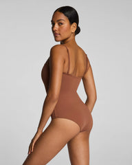 SPANXshape® Swim Bandeau One Piece | Caraway