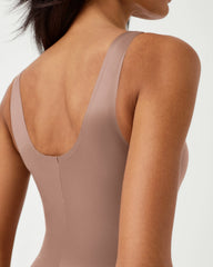 SPANXshape® Invisible Tank Brief Bodysuit | Cafe Au Lait