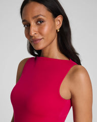 SPANXsmooth® Jersey High Neck Tank | Fuchsia