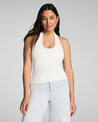 SPANX® Ribbed Knit Halter Tank
