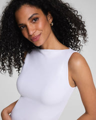SPANXsmooth® Jersey High Neck Tank | Classic White