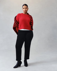 SPANXshape® Authentic 360 Corduroy 90s Straight Leg | Classic Black