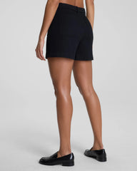SPANXsupersmooth® Stretch Twill Short with Patch Pockets, 5" | Classic Black