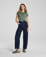 SPANXsmooth® Jersey Crewneck Tee | Eucalyptus