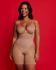 SPANXsculpt® GoFigure High-Waisted Mid-Thigh Short | Cinnamon