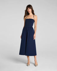 SPANXsmooth® Jersey Strapless Midi Dress | Timeless Navy