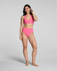 SPANXshape® Swim Halter Bikini Top | Hibiscus