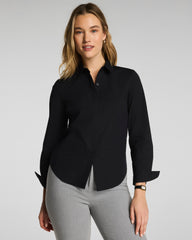 SPANX® Poplin No-Gape Tailored Button Down