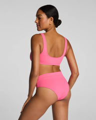 SPANXshape® Swim Scoop Neck Bikini Top | Hibiscus