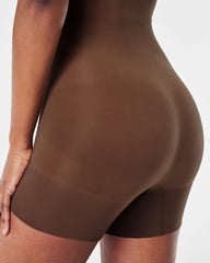 SPANXsculpt® Seamless Power High-Waisted Shorty | Chestnut Brown