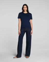 SPANXshape® Authentic 360 Mid-Rise Easy Flare Jeans with Patch Pockets