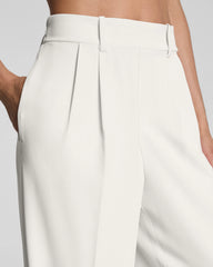 SPANX® CarryOn Pleated Wide Leg Pant | Ivory