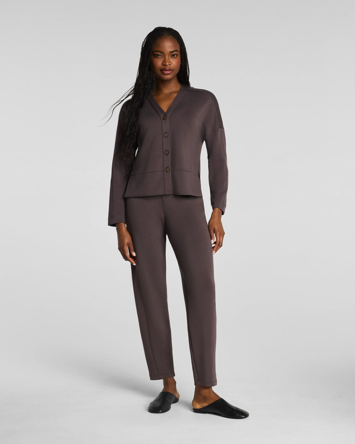 SPANX AirEssentials® Barrel Leg Pant | Dark Cacao