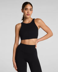 SPANX® PowerPlay Open Back Sports Bra | Very Black