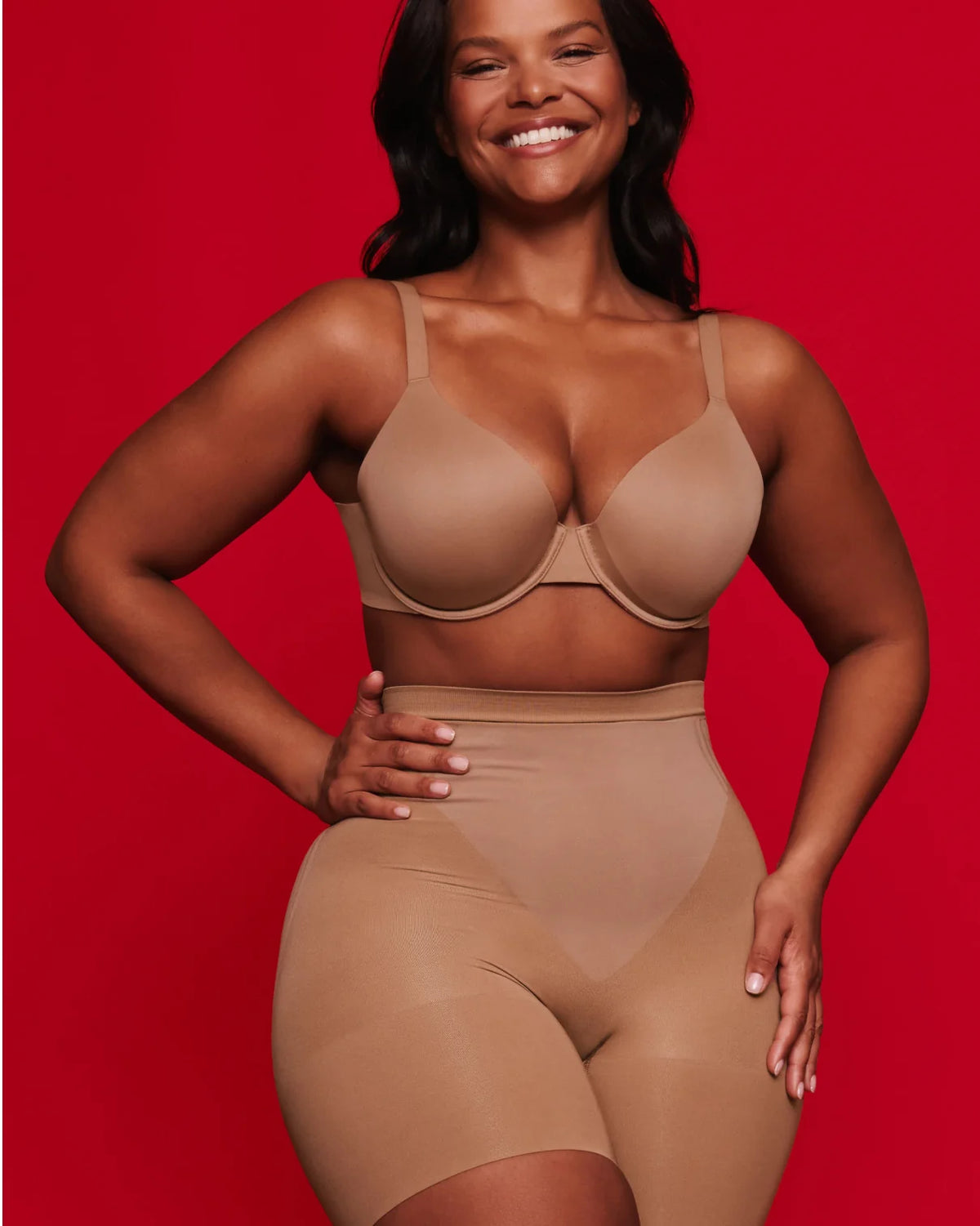 SPANXsculpt® GoFigure Mid-Thigh Short | Cinnamon