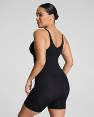 SPANXsculpt® GoFigure Open-Bust Mid-Thigh Bodysuit | Very Black