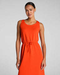 SPANX AirEssentials® Drawstring Maxi Tank Dress | Sunset Coral