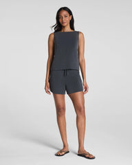 SPANX AirEssentials® Sandwashed Boatneck Tank | Graphite
