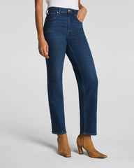 SPANXshape® Authentic 360 Mid-Rise 90s Straight Leg Jeans | Adriatic Blue