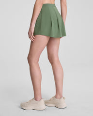 SPANXshape® BoostUp Pleated Skort, 14" | Eucalyptus