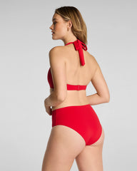SPANXshape® Swim Halter Bikini Top | SPANX® Red