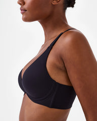 SPANXsmooth® Bra-llelujah!® Adjustable Plunge Wireless Lift Bra | Very Black