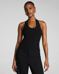 SPANX® Ribbed Knit Halter Tank