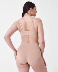 SPANXsmooth® Bra-llelujah!® Adjustable Plunge Wireless Lift Bra | Toasted Oatmeal