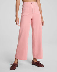 SPANXshape® Authentic 360 Cropped Wide Leg Jeans with Patch Pockets | Nautilus