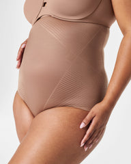 SPANXshape® Invisible High-Waisted Brief | Cafe Au Lait