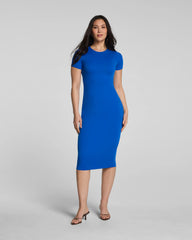 SPANXsmooth® Jersey Crewneck Short Sleeve Midi Dress