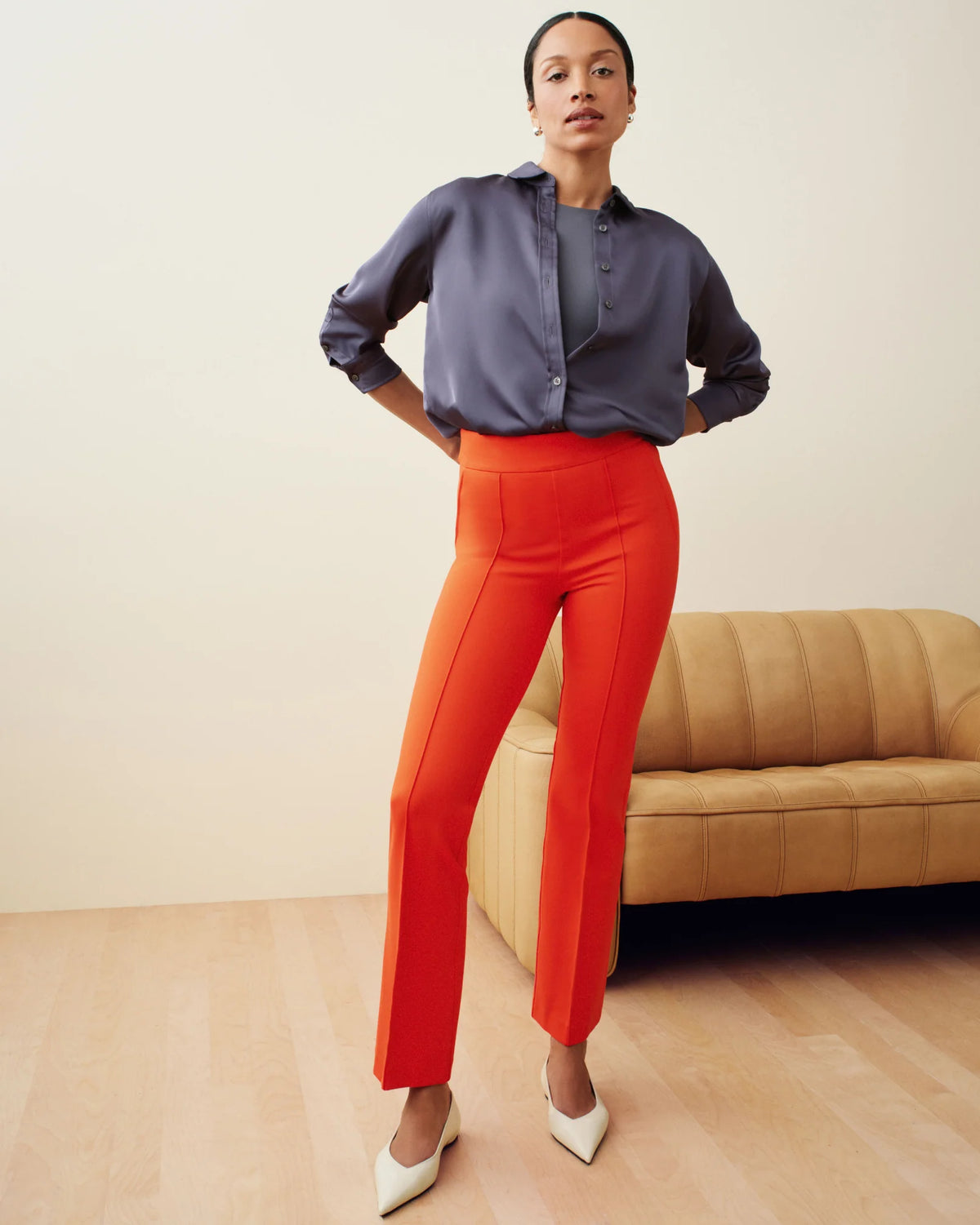 SPANXsupersmooth® PerfectFit Ponte Kick Flare Pant with Pintuck