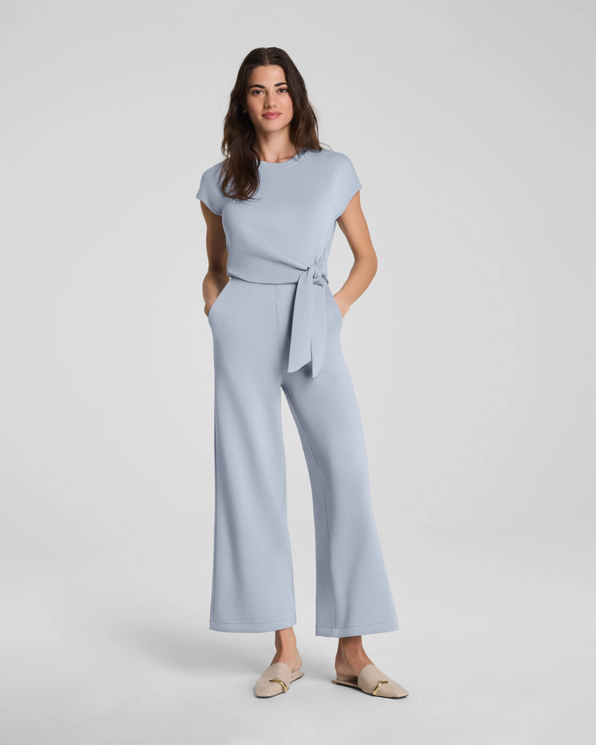 SPANX® AirEssentials Tie Waist Jumpsuit