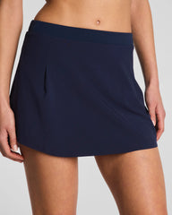 SPANXshape® BoostUp Pleated Skort, 14" | Timeless Navy