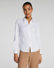 SPANX® Poplin No-Gape Tailored Button Down
