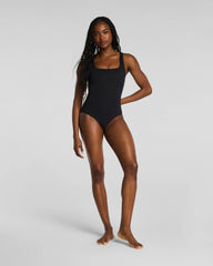 SPANXsculpt® Swim Square Neck One Piece | Very Black