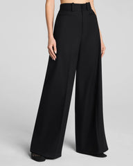 SPANX® EasyBreezy Cotton Linen Super Wide Leg Pant | Classic Black