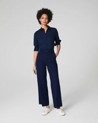 SPANXsupersmooth® Stretch Twill Cropped Wide Leg Pant