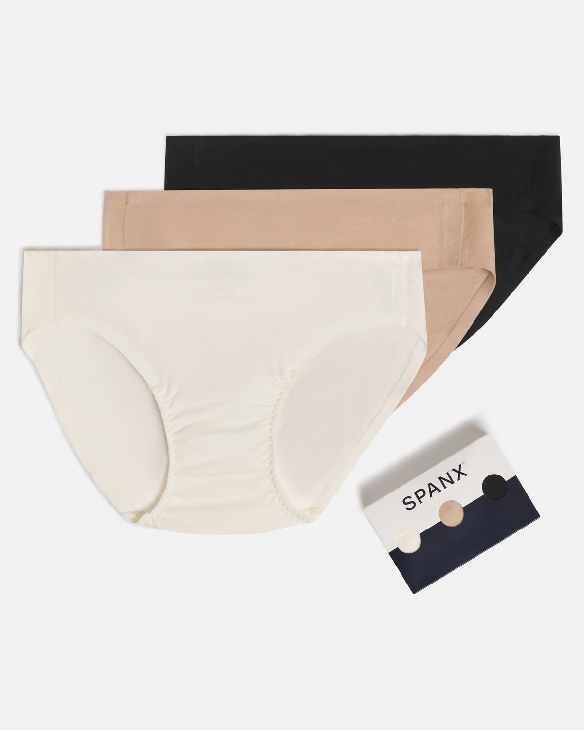 SPANXsmooth® Fit-To-You Supima® Cotton Bikini 3-Pack
