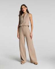 SPANX AirEssentials® Shawl Collar Half Zip Jumpsuit