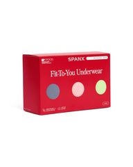 SPANXsmooth® Fit-To-You Brief 3-Pack Box | Rain/Begonia/Zest