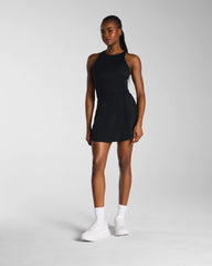 SPANXshape® BoostUp Pleated Skort, 16" | Very Black